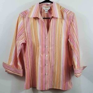 Talbots women's button down top size 10
